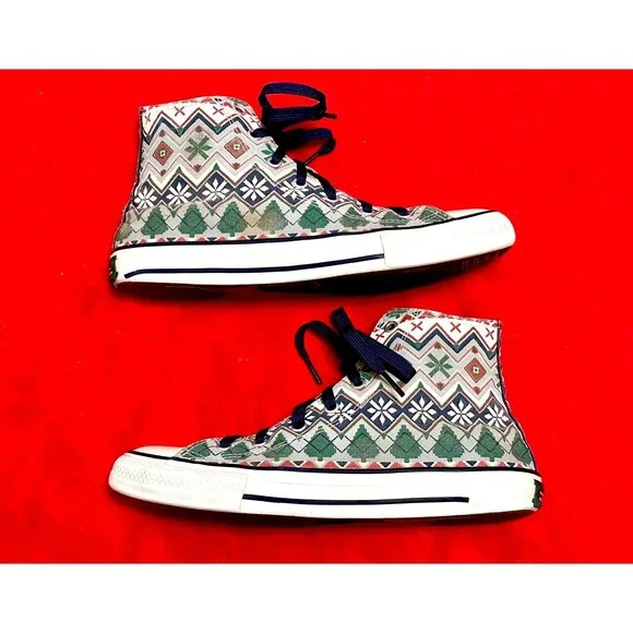 Converse Shoes Converse Chuck Taylor High Top Holiday Sweater